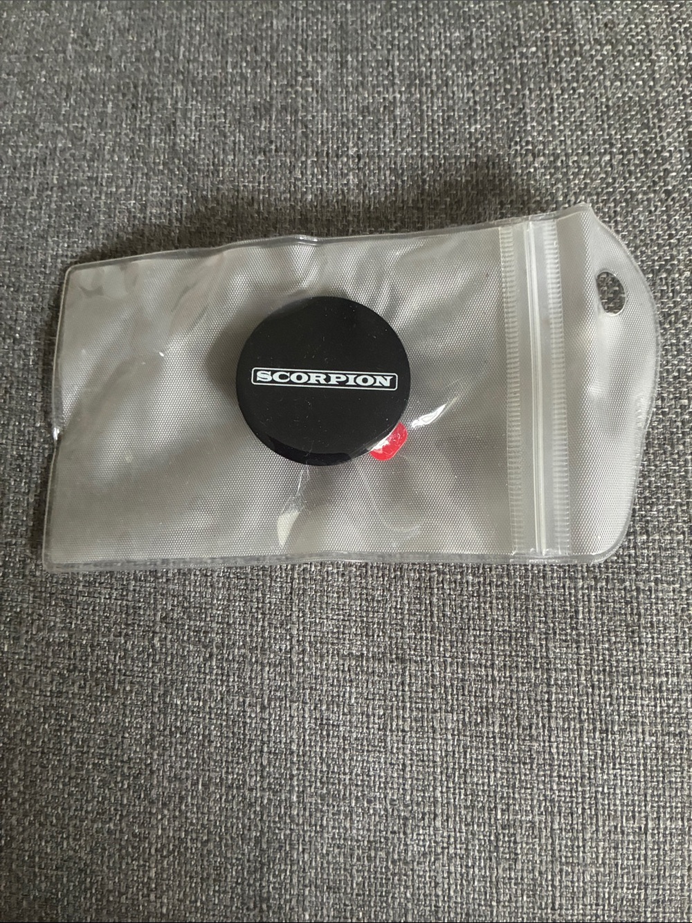 Scorpion Black Phone Grip & Stand with Adhesive